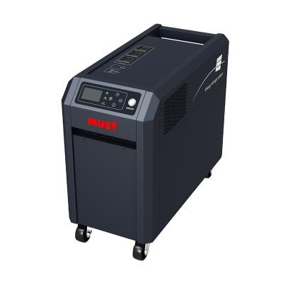 China MUST Home ESS Solar Powered Storage System HBP1700 Series 1KW 2KW 3KW Built In Pure Sine Wave Inverter And Deep Cycle Battery for sale