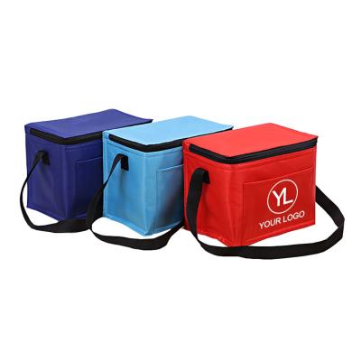 China Polyester Customized Low MOQ Insulated Lunch Lunch Box Soft Cooler Big Bag Cooling Packaging for sale