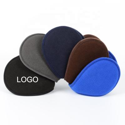 China Polar Fleece Customized LOGO Premium Polar Fleece Ear Warmers Winter Windproof Ear Muffs for sale