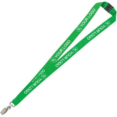 China Custom Printed Health Care Institutes Success ID Badge Holder Polyester Woven Security Loose Lanyard for sale