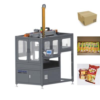 China Robotic Food Tefude Case Packer All In To Case Packer Machine Manufacturer Customized Service For Customer for sale