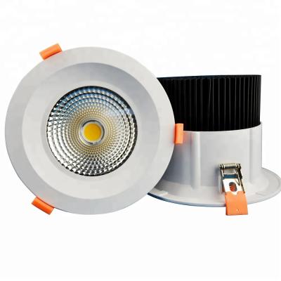 China 40w led downlight high power embedded round saa 10 6 8 inch cob 40w 50w 60w 70w 80w led downlight for sale