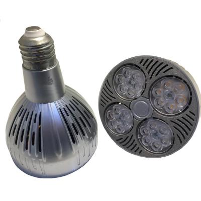 China Modern par20 par30 bulb lamp track e26 e27 led par30 35w 45w spotlight light for sale