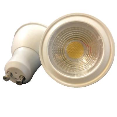 China Modern plastic aluminum cob Mr16 GU5.3 gu10 5w 7w smd led bulb spotlight for sale