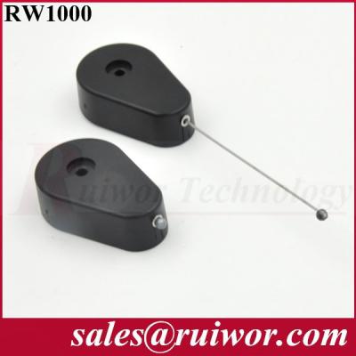 China Drop - Shaped Anti Theft Retail Security Tether Pull Box For Product Positioning for sale