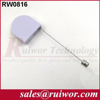 China D - Shaped Small Size Display Security Tether With Side Hole Hardware End for sale