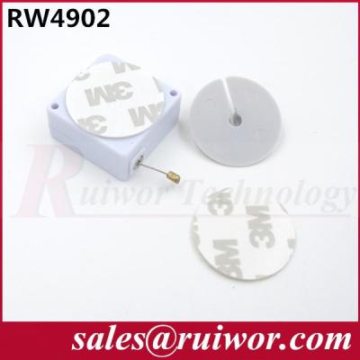 China Adhesive ABS Plate Plastic Pull Box With Retractable Stainless Steel Wire Rope for sale