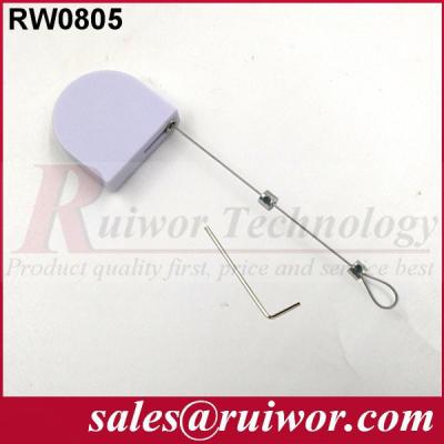 China Department Store Retail Display Security Tether , Parts Feeding Steel Security Cable  for sale