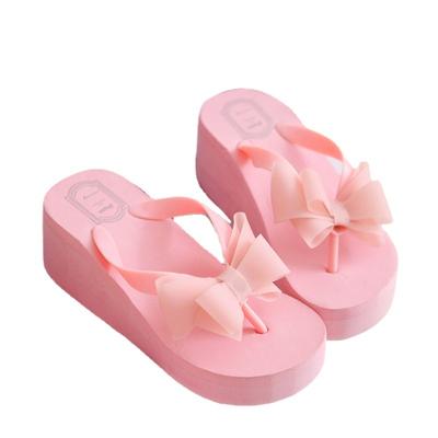 China Newest Outdoor Slippers Thick Bottom EVA Arch Flip Flop Slipper With Metal Diamond Rhinestone Chains Sandal Crystal Flip Flops for sale