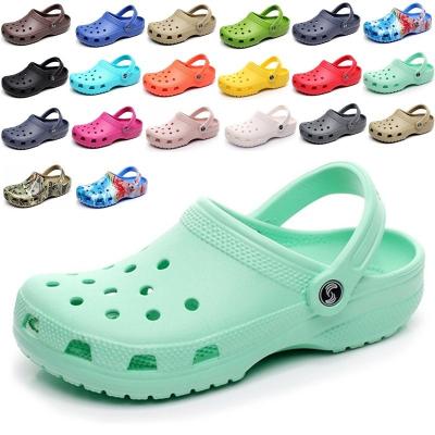 China Eco-Friendly Dye Garden Link Design Kids Shoe Clog Colorful Garden Croc Shoe Platform Clogs For Women Shoes Sandal Clogs for sale