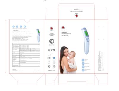 China De medische Lcd Infrarode Thermometer van het Koorts niet Contact Te koop