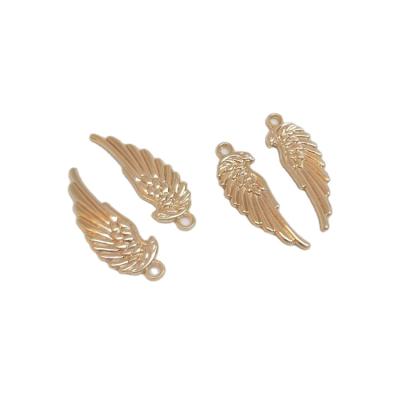 China Gold Plated Eagle 14K Gold Plated Wings Feather Pendant DIY Jewelry Necklace Pendant Accessories for sale