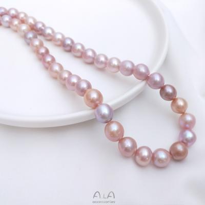 China Colorful Edison Baroque Shaped Bead Pearl Natural Freshwater Pearl Necklace Bracelet Jewelry Diy Material for sale