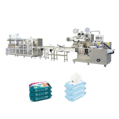 China Hotels Fuyuan Wet Cloths Packing Wet Cloths Machinery Production Line Wet Cloth Making Machines For Sale for sale