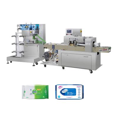 China Hotels Fuyuan Baby Wet Wipes Machine Automatic Wet Tissue Paper Making Machine Wet Wipes Machine Price for sale