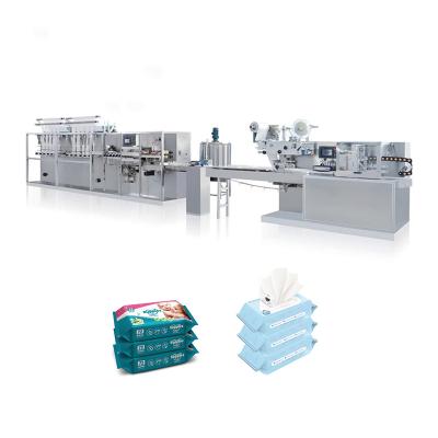 China Hotels Fuyuan Baby Wet Cloths Lanes Small Wet Cloths Machines 12 Single Wet Cloths Making Machine for sale