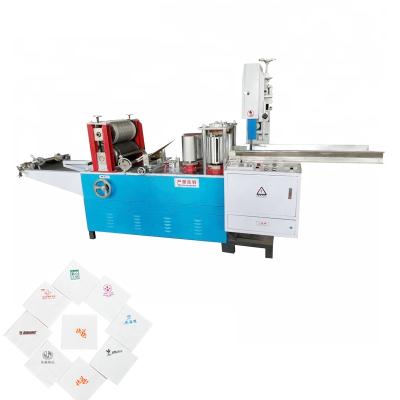 China Factory Restaurant Logo Printing Hotel Logo Printing Napkin Printing Machine for sale