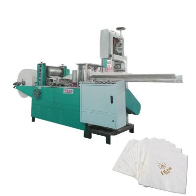 China Factory Automatic High Speed ​​Single Color Printg 1/4 Folding Towel Cloth Making Machine for sale