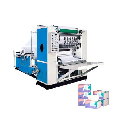 China Hotels Best Value Facial Tissue Paper Cutting Machine Facial Tissue Packaging Machine Facial Tissue Box Machine for sale