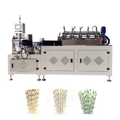 China Advanced Type Automatic Paper Straw Making Machine Paper Drink Straws Plant Processing for sale