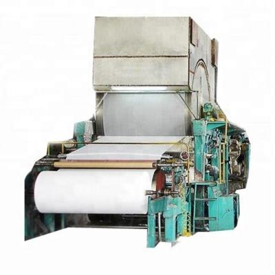 China Paper Industry Rice Straw Waste Carton Paper Recycling Pulp Toilet Paper Tissue Paper Making Machine With Factory Price for sale