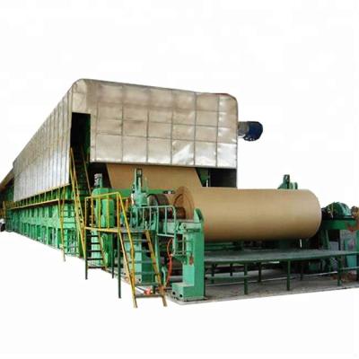 China Paper Industry Wrap Brown Color Paper Recycle Craft Paper Making Machine for sale