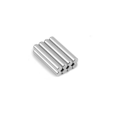 China N52 Magnet Bar Cylinder Industrial Rare Earth Strong Diameter Magnetized Neodymium Permanent Magnet For Sale for sale