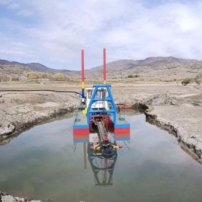 China 12inch River Dredging Equipment Machine White Color Mud Dredging Boat 16kw for sale