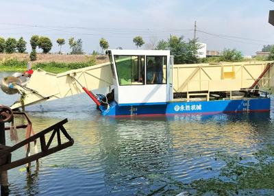 China 10 Cubic Meters 88kw Eco Harvester Aquatic Weed Harvester For River Waterweed Harvesting for sale