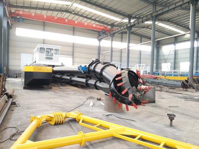 China The design tonnage of the 14 inch model dredges and dredging Machine is 50 tons en venta