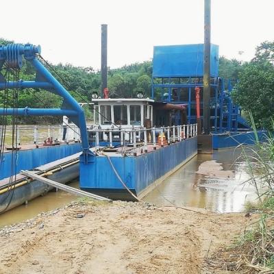 China 150 T 14 Zoll Vietnam Fluss Bagger Gold Bergbau Ausrüstung hat eine Stundeneinheit von 200 Kubikmetern zu verkaufen