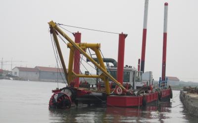 China 43M Capacity Mud Dredger Vessel 500 Cubic Meters Per Hour GPS Navigation System for sale