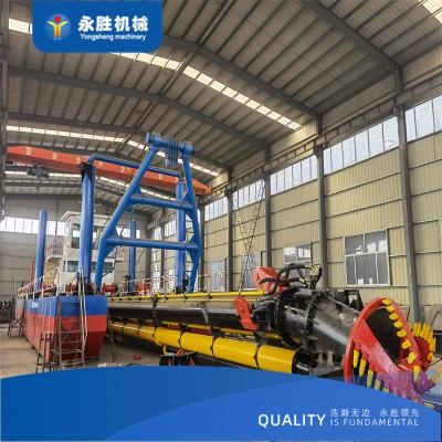 China Sri Lanka 18 inch 3800m3/h hydraulic cutter suction dredger for seaside dock dredging en venta