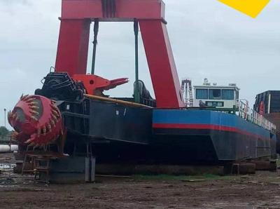 China Powerful 200mm 2000 M Suction Pipes Diesel Cutter Suction Dredger For Waterway Dredging for sale