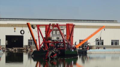 China 43.5m Dredger longitud 700 Cbm/H excavación de arena draga con motores Cummins 1,5 km distancia de descarga en venta