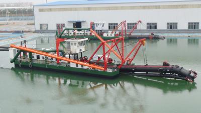 China Kronen-Kopf-Kopf-Durchmesser 450 mm Hydraulische Sandgräber-Dredge für Sandgräber und Hafenvertiefung zu verkaufen