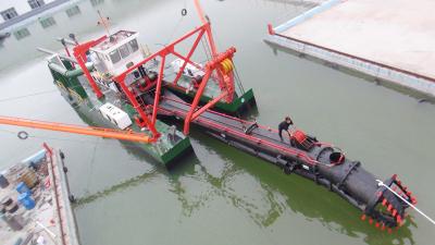 中国 6-inch Africa river channel sand pumping gold selection jet suction dredger for sale 販売のため