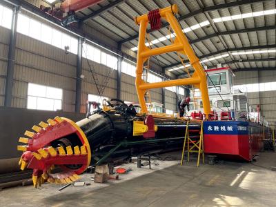 China Low Speed Sand Dredger Machine for Riverbed Sand Mining with a Clear Water Flow Rate of 3500m ³ and a 18 inch Conveying en venta