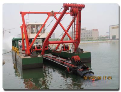 China GPS Navigation   450mm 18 inch Dredging Vessel with Suction Cutter Crown Type and Spud Carriage Sand Dredging zu verkaufen