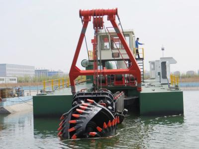 China High Capacity 700mm Cutter Suction Sand Dredging Machine with Cutter Head For Sand Dredging Overseas Service Providing zu verkaufen