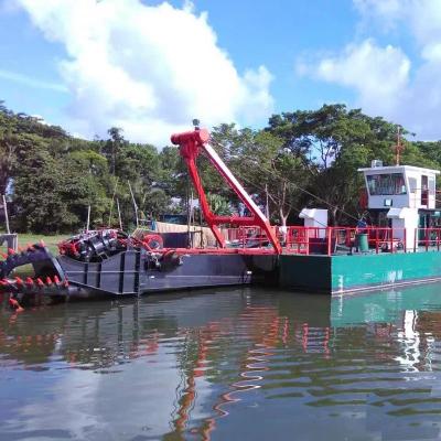 China Engineer Overseas Service 26 inch YSCSD650 1400 cbm/h Hydraulic Cutter Suction Sand Dredger with 2 km Discharge Distance à venda