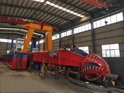 China Capacidad de trabajo 500 Cbm/H Motor diésel accionado Cortador personalizable Excavadora de arena de succión en venta