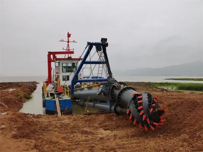 China 14 polegadas Modelo 300m3 / h dragadora de areia para equipamentos de dragação / mineração de areia fluvial à venda