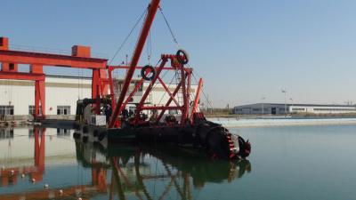 China 15m Dredging Depth Sand Mining Dredger Sand Mining Dredge Manufacturer with Spud Carriage and Anchoring Booms zu verkaufen