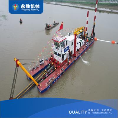 中国 Indonesian quartz sand mining uses 14-inch 300m3/h hydraulic cutter suction dredger 販売のため