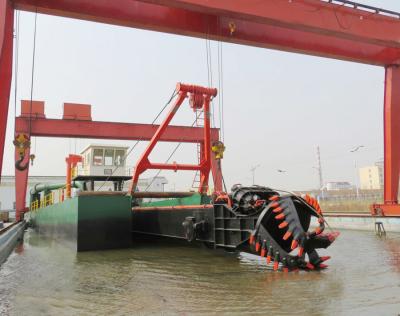 China Siemens Operation Sanddredger Boot mit VHF-Funkkommunikation und 500 mm hydraulisch angetriebenem Spud-System zu verkaufen