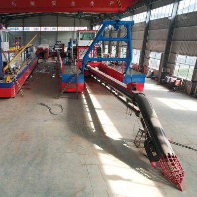 China Producción de 12 pulgadas modelo excavadora de aspiración de arena 200 metros cúbicos por hora en venta