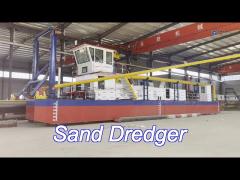 customizable river sand dredging machine blue color for dredging operations in any water body