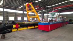 YSCSD450 cutter suction dredger testing in workshop before shipment