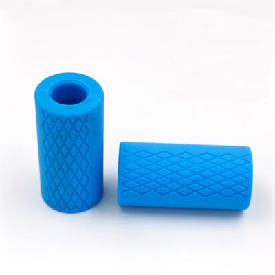 China China Factory Wholesale Durable Grip Silicone Barbell Colorful Gym Weightlifting Barbell Grips Silicone Barbell for sale